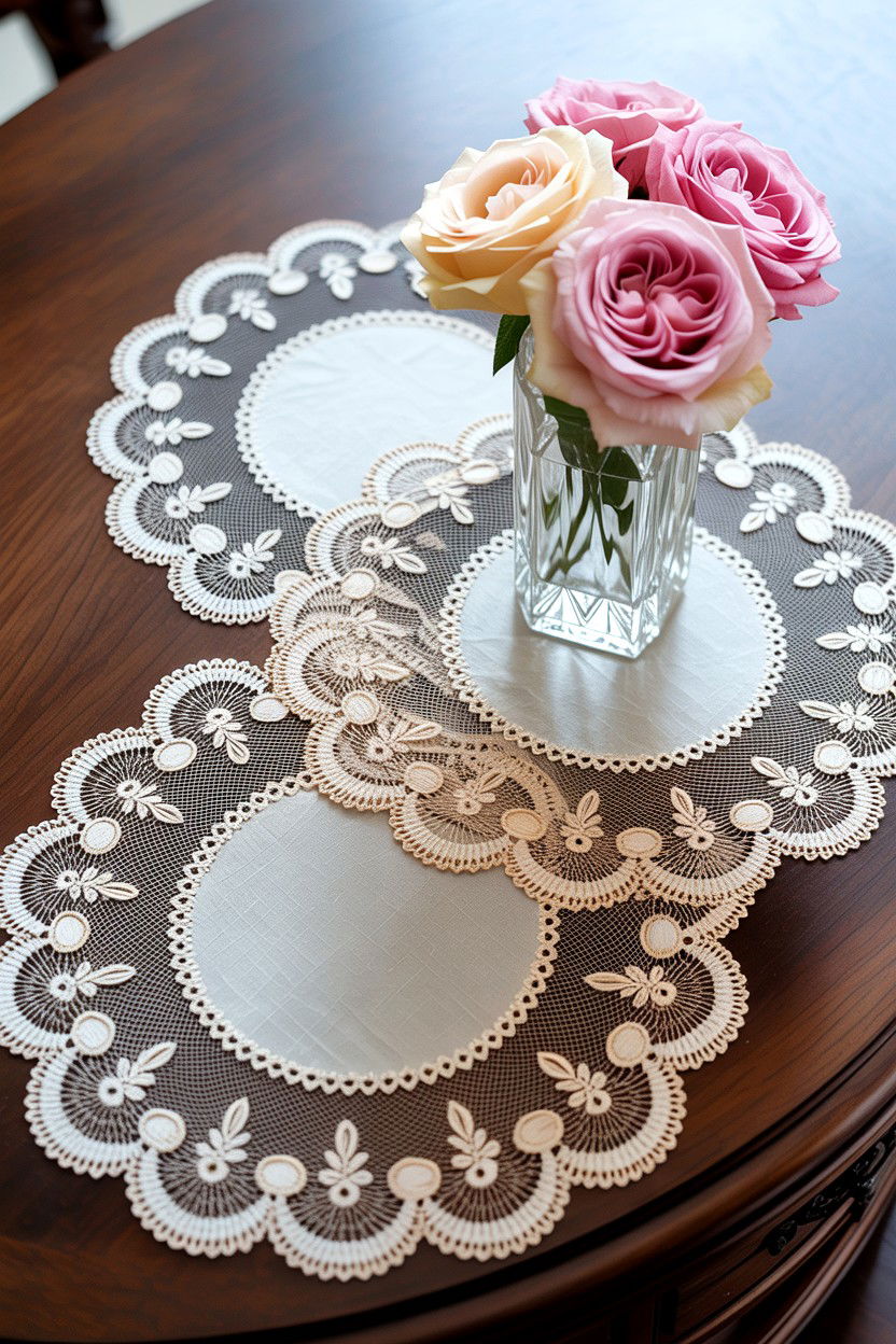 Victorian Lace Doilies - 25 Vintage Valentine's Day Decorations