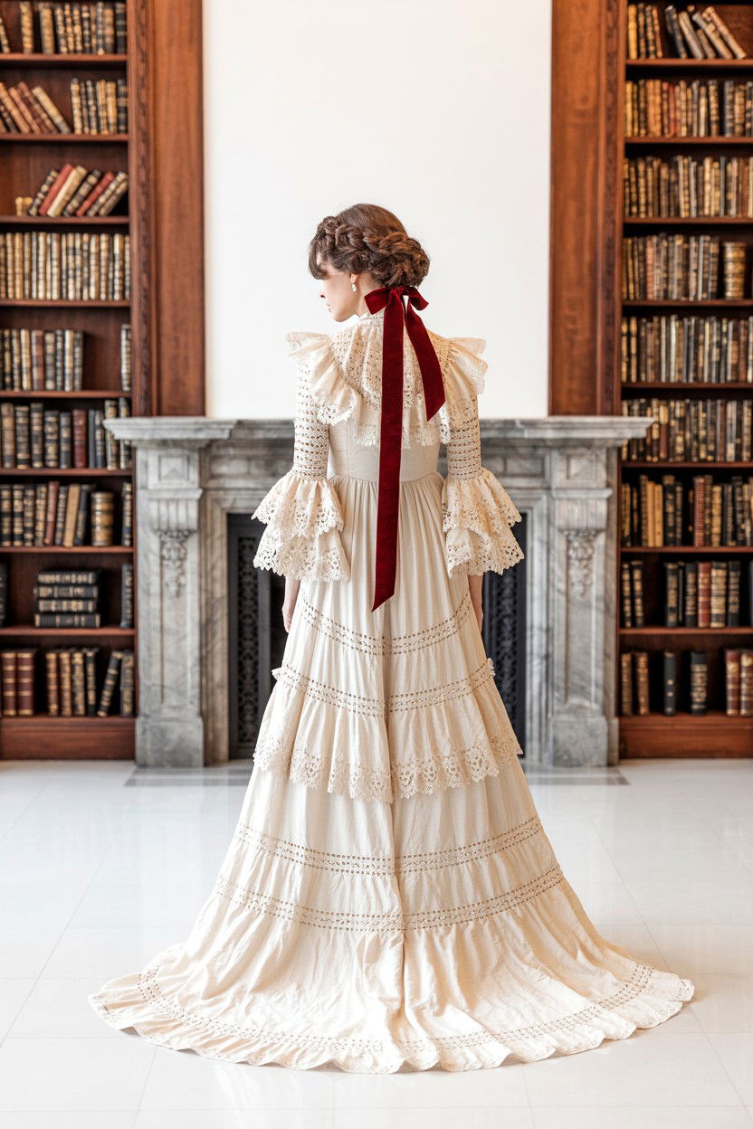 Victorian Lace Dress - 25 Dark Academia Valentine's Day Ideas