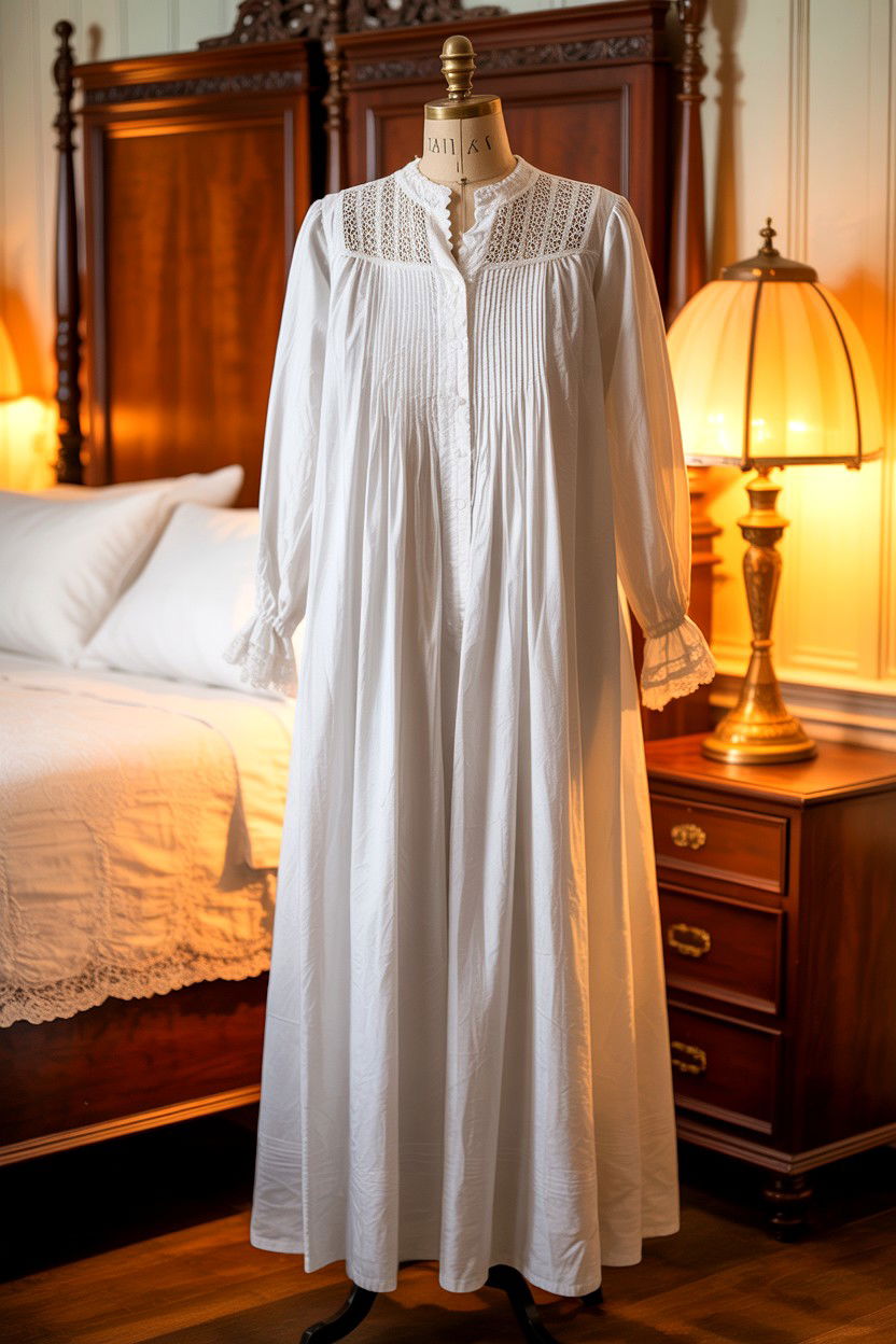 Victorian Nightgown Style - 25 Cottagecore Valentine's Day Ideas