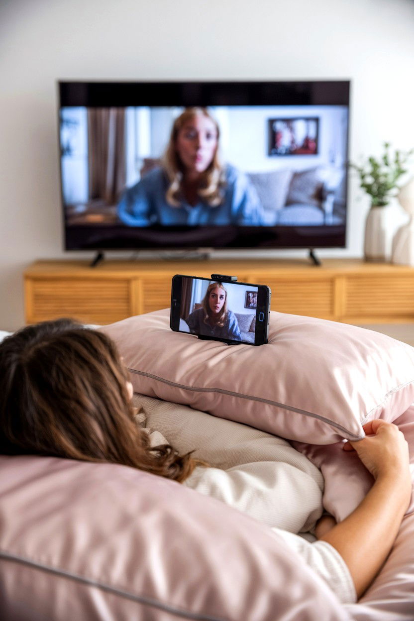 Video Call Cuddle - 25 Long Distance Valentine's Day Watch Party Ideas