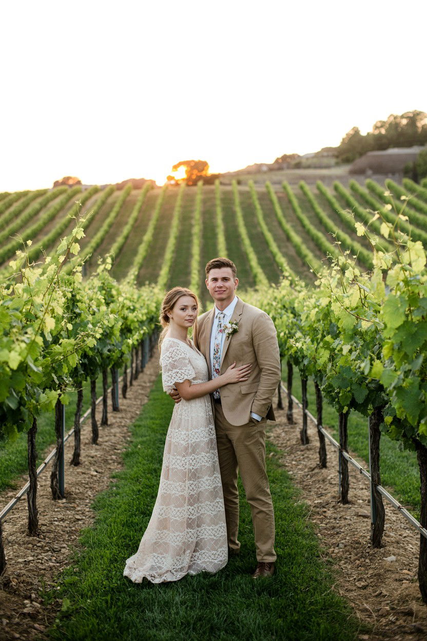 Vineyard Elopement - 25 Valentine's Day Elopement Ideas