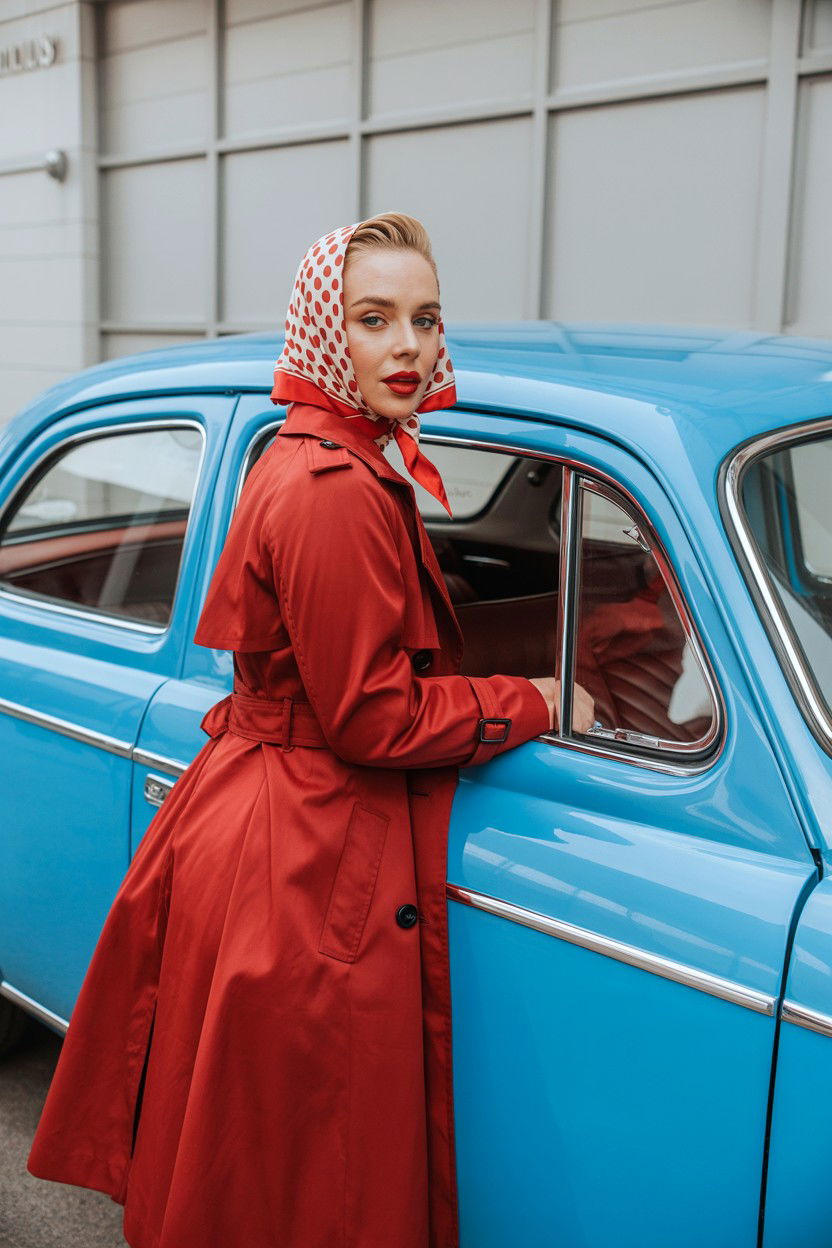 Vintage Car Photoshoot - 25 Valentine's Day Photoshoot Ideas