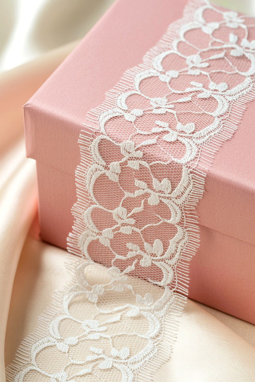 Vintage Lace Detail - 25 Valentine's Day Packaging Ideas