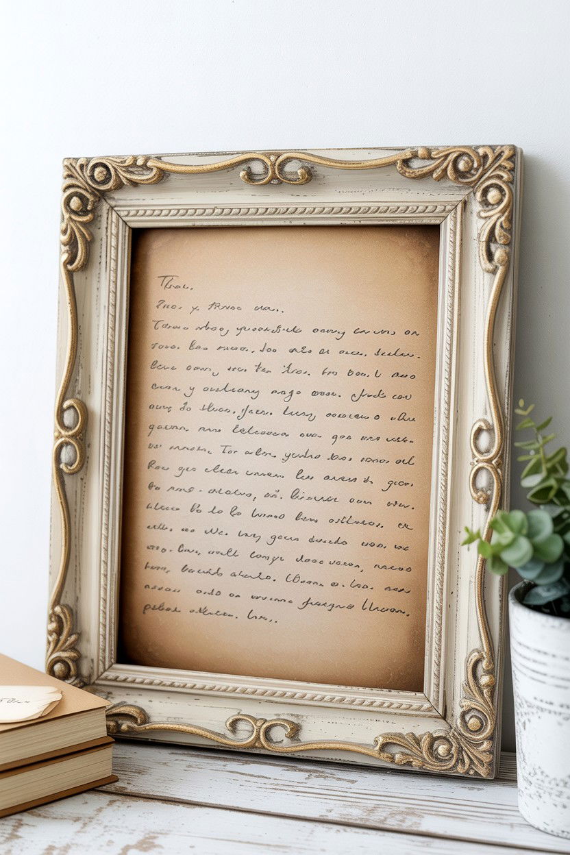 Vintage Love Letter Decor - 25 Valentine's Day Wall Art Ideas