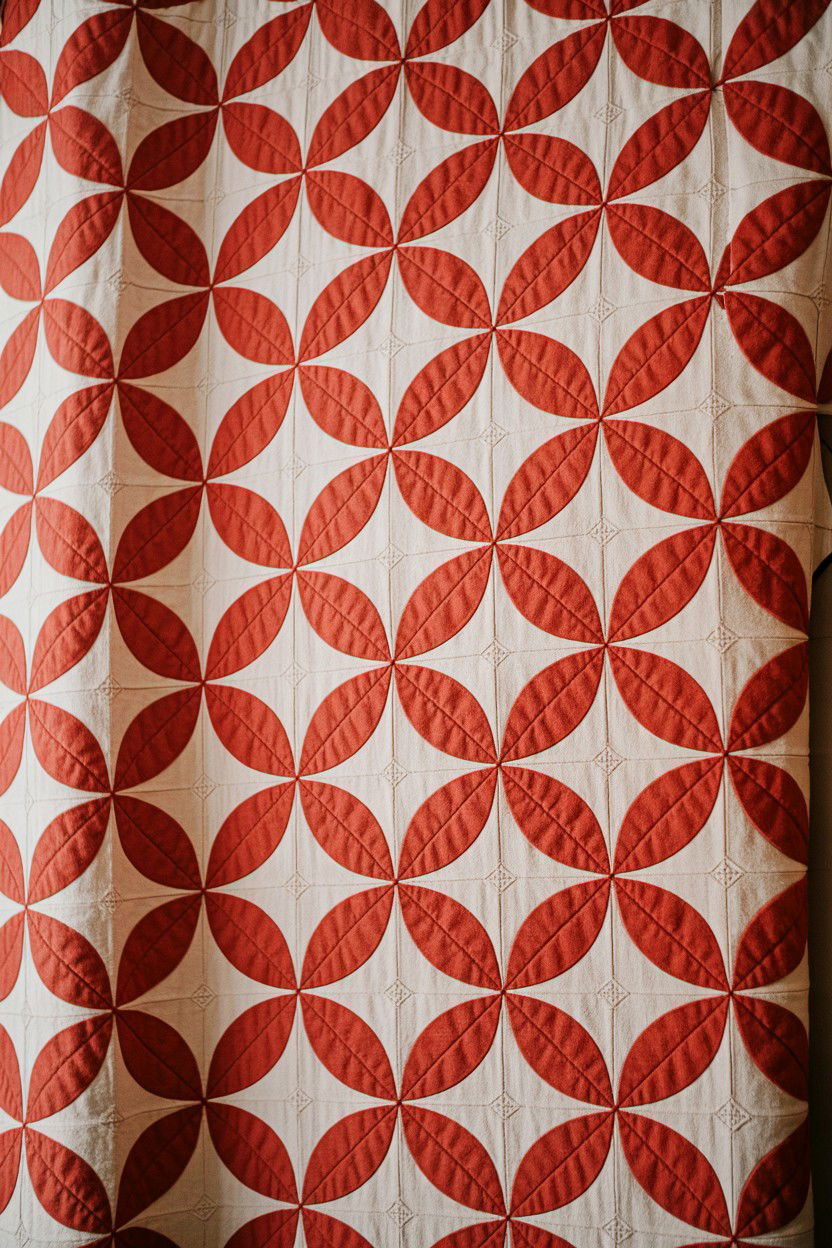 Vintage Quilt Backdrop - 25 Vintage Valentine's Day Decorations