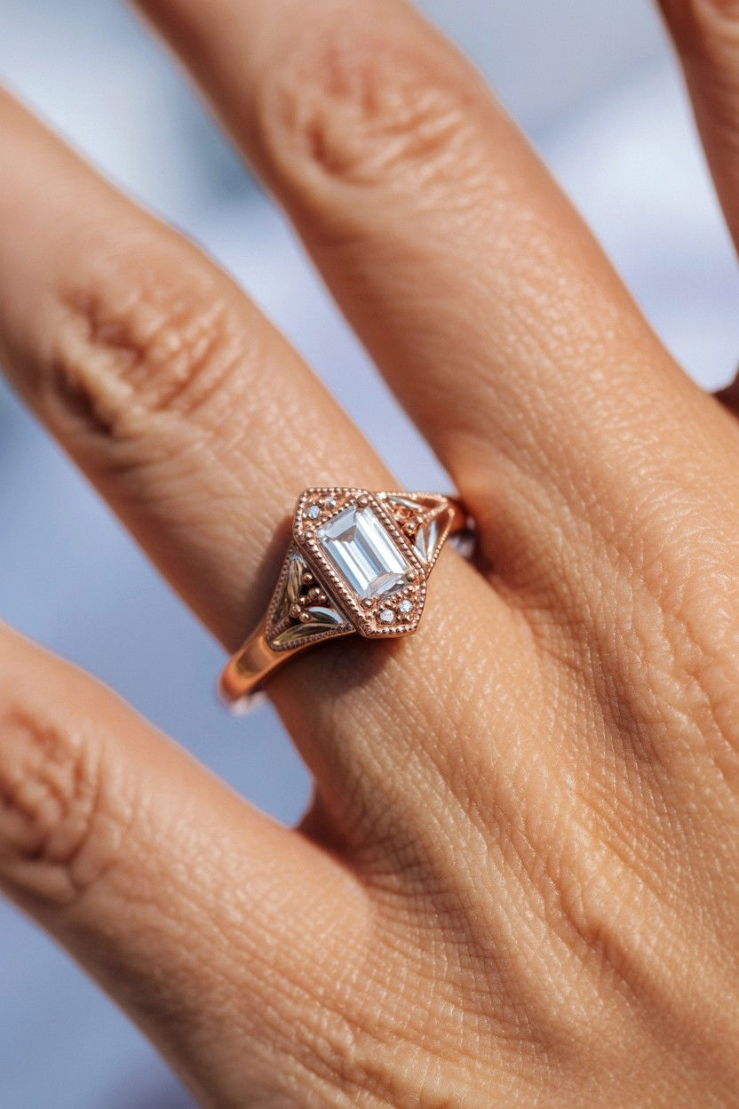 Vintage Ring - 25 Valentine's Day Promise Ring Ideas