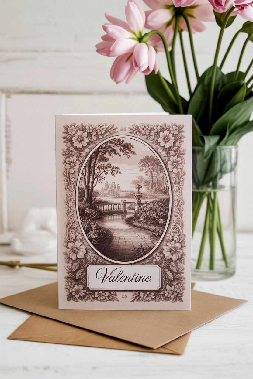 Vintage Style Valentine - 25 Valentine's Day Card Ideas for Wife