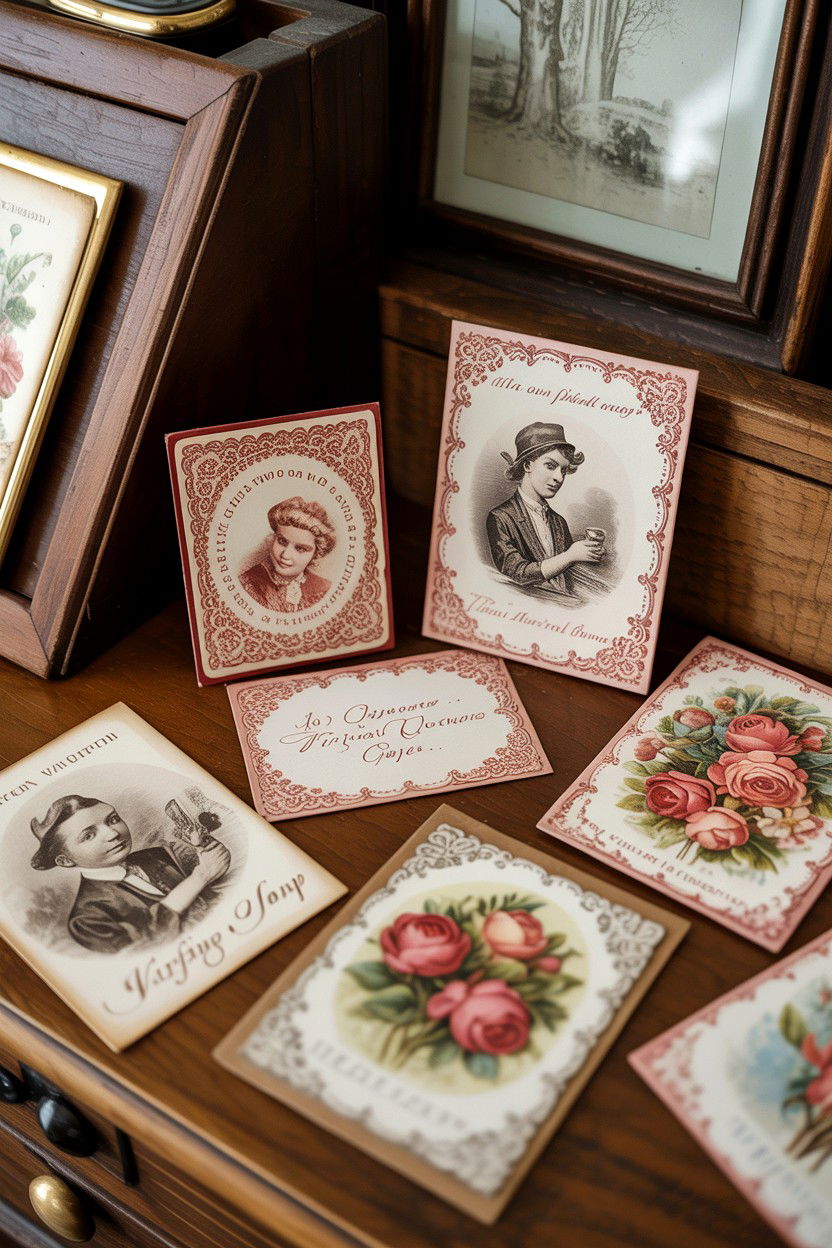 Vintage Valentine Cards - 25 Valentine's Day 2025 Trend Ideas