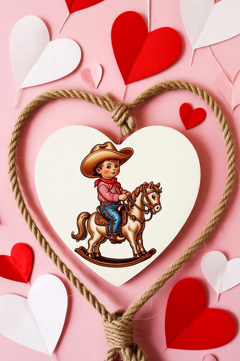 Vintage cowboy valentine - 25 Vintage Valentine's Day Card Ideas
