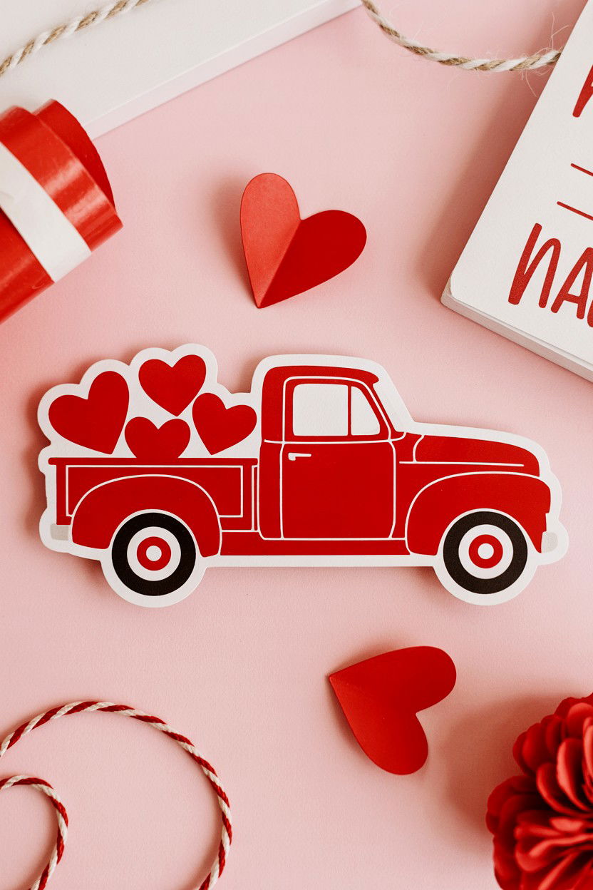 Vintage die cut valentine - 25 Vintage Valentine's Day Card Ideas