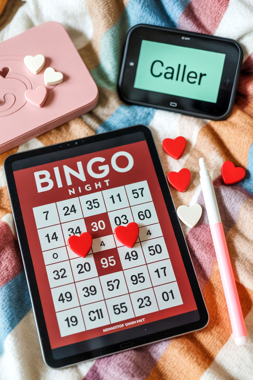 Virtual Bingo Night - 25 Long Distance Valentine's Day Game Night Ideas