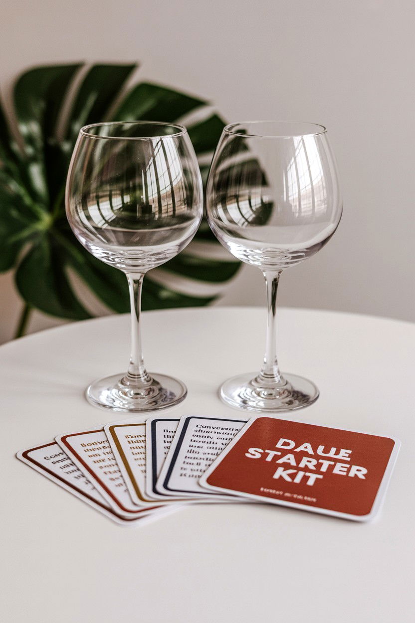 Virtual Date Night Kit - 25 Valentine's Day Gifts for Long Distance Partner