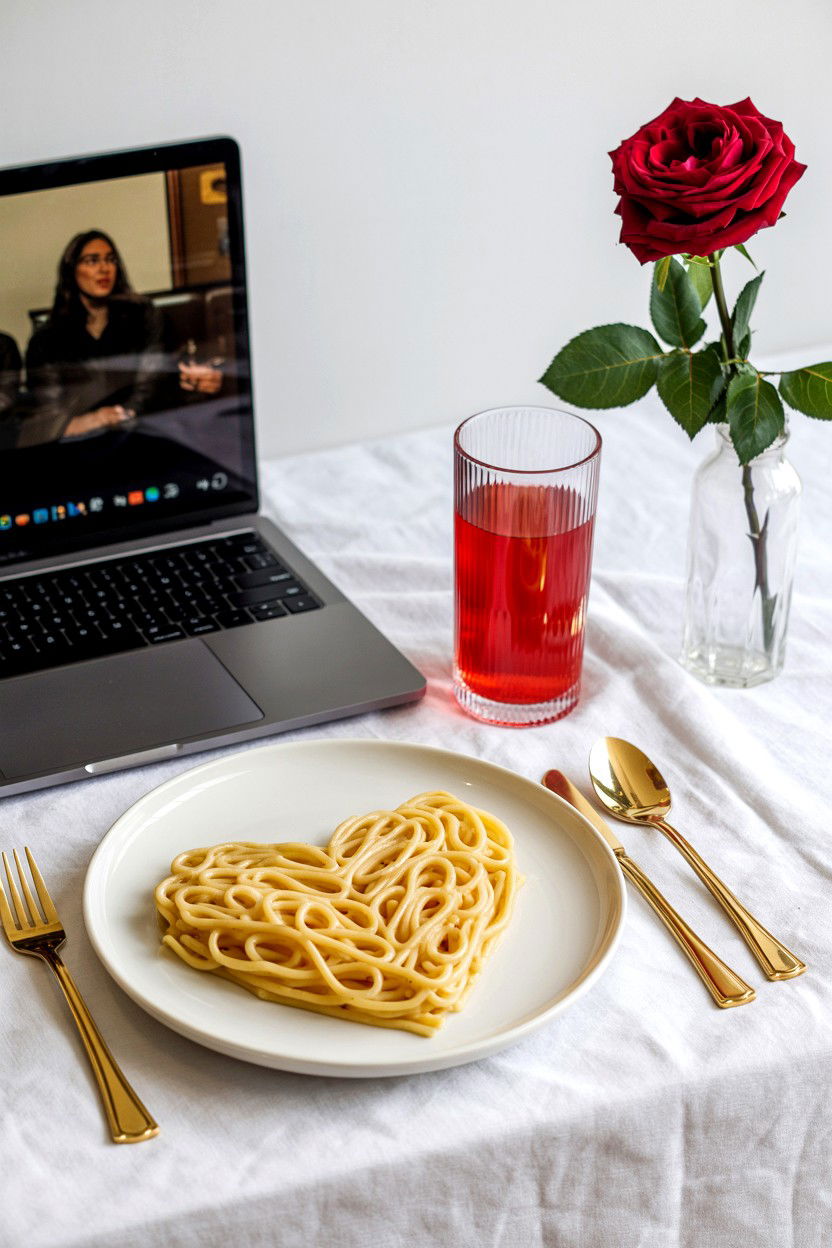 Virtual Dinner Date - 25 Long Distance Valentine's Day Watch Party Ideas