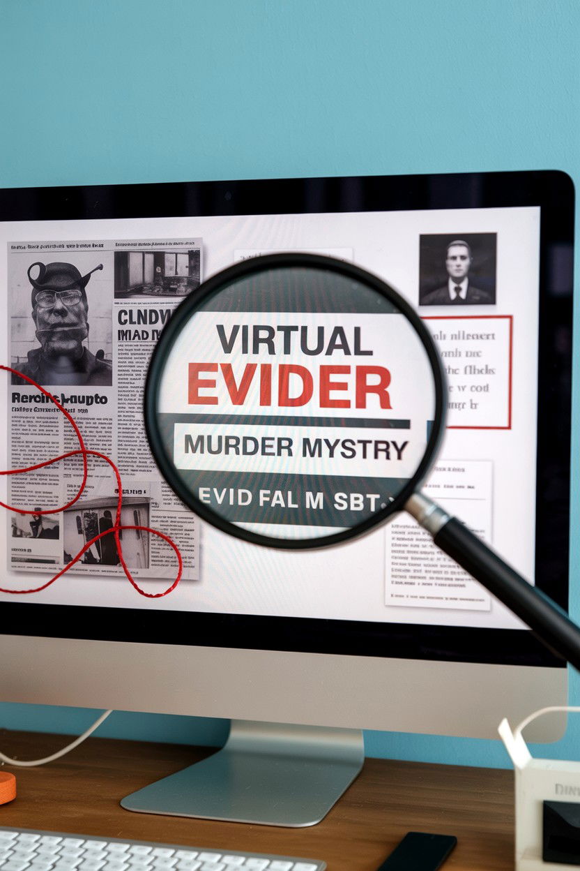 Virtual Murder Mystery - 25 Long Distance Valentine's Day Game Night Ideas