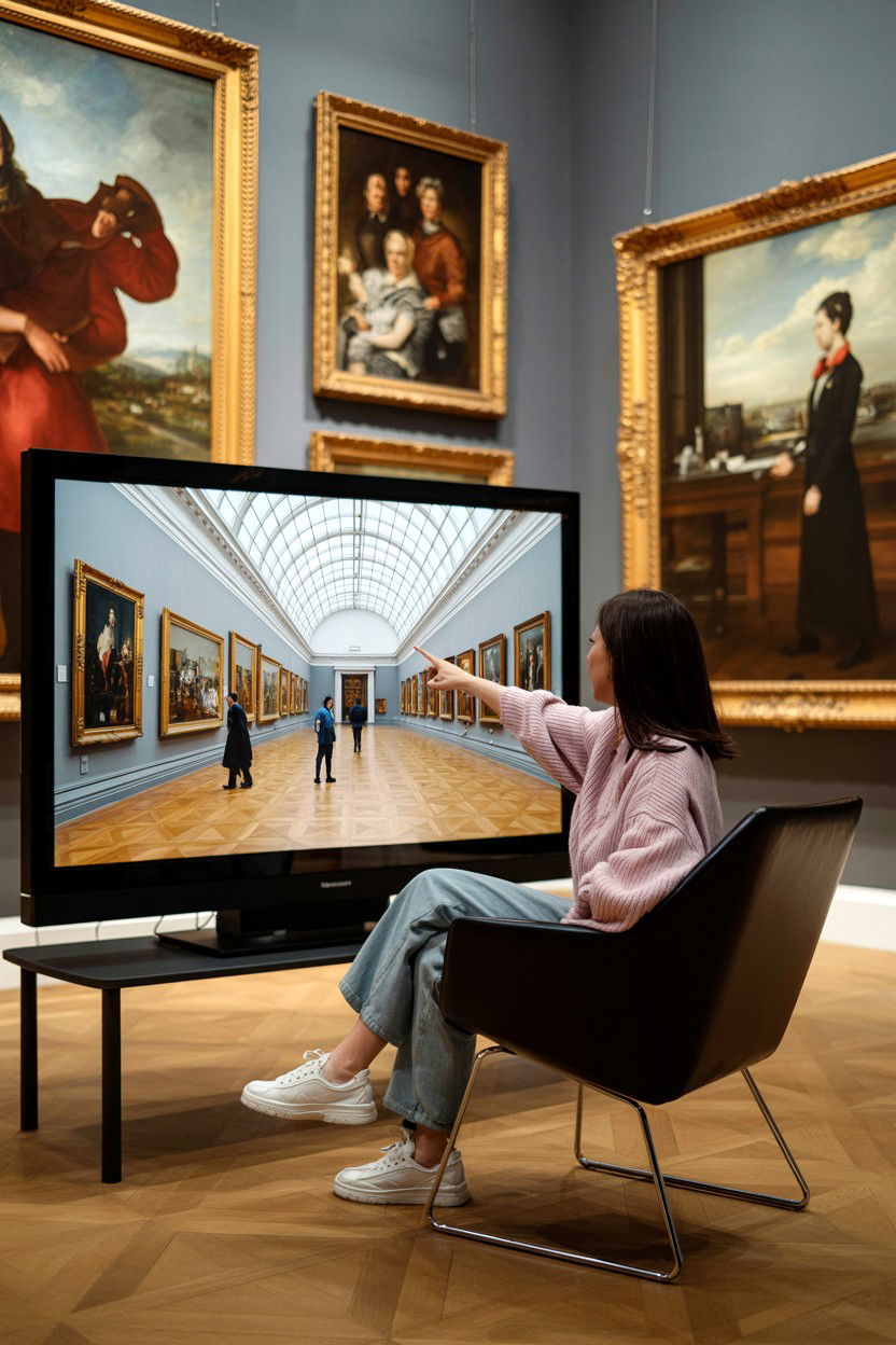 Virtual Museum Tour - 25 Long Distance Valentine's Day Video Call Ideas