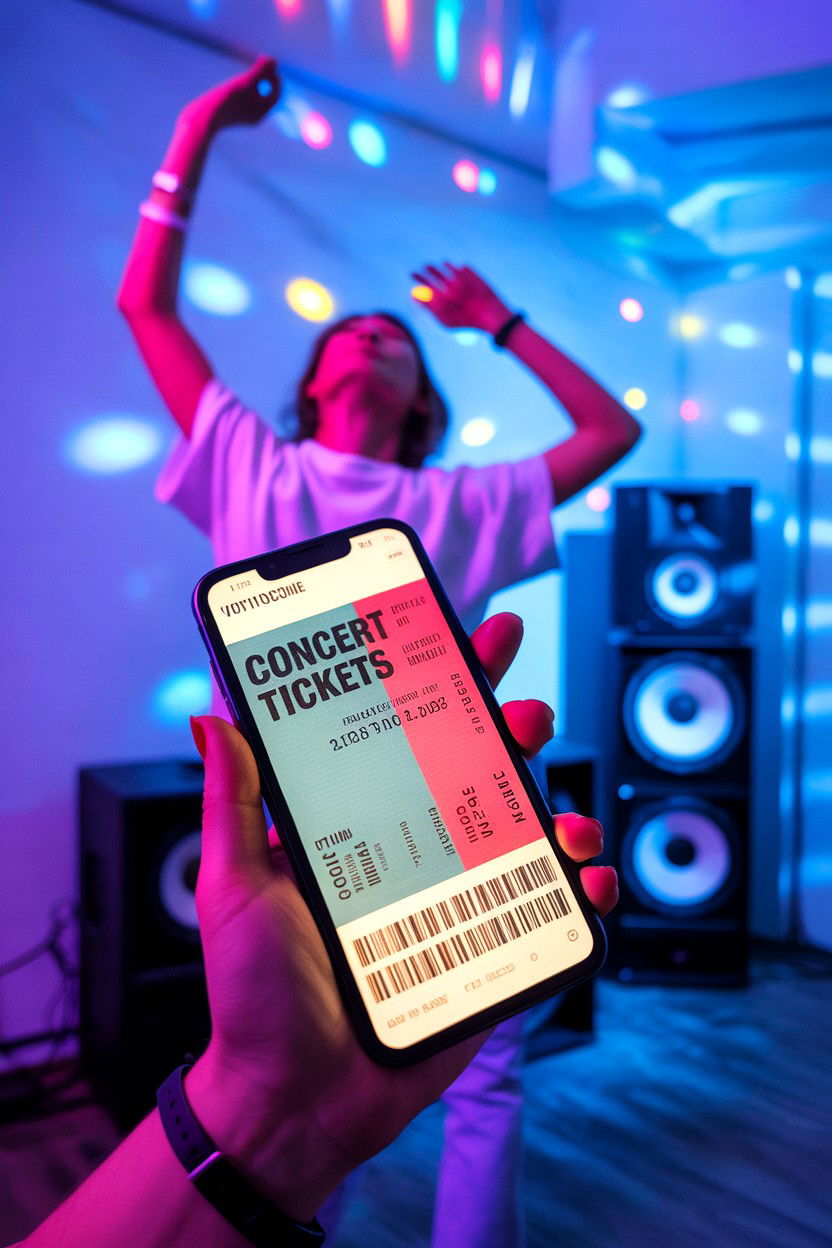 Virtual concert tickets - 25 Valentine's Day Digital Gift Ideas