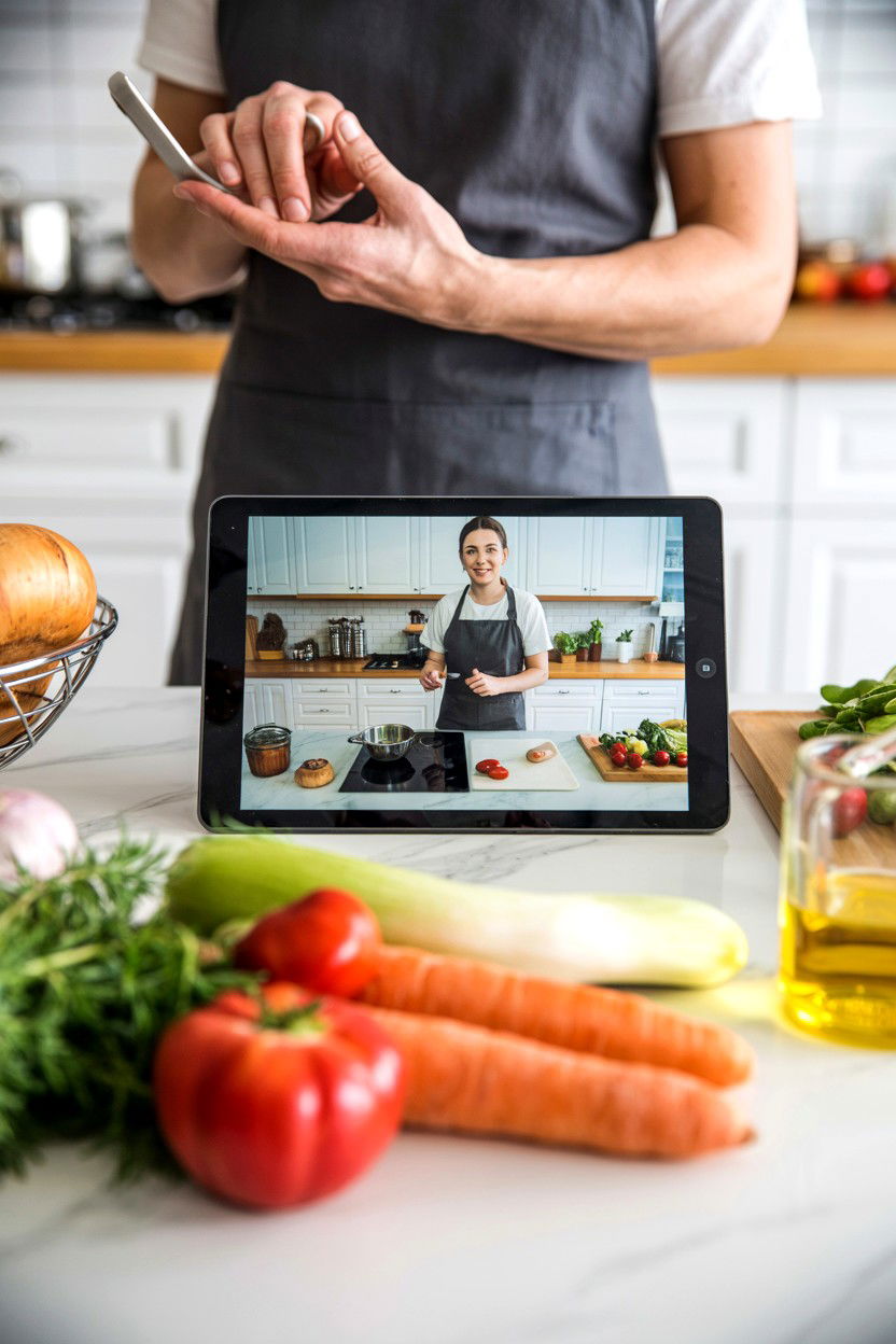 Virtual cooking class - 25 Valentine's Day Digital Gift Ideas