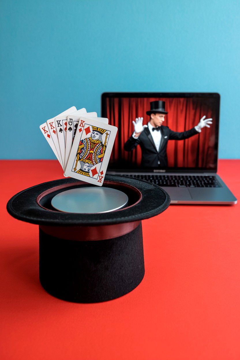 Virtual magic show - 25 Valentine's Day Virtual Experience Ideas