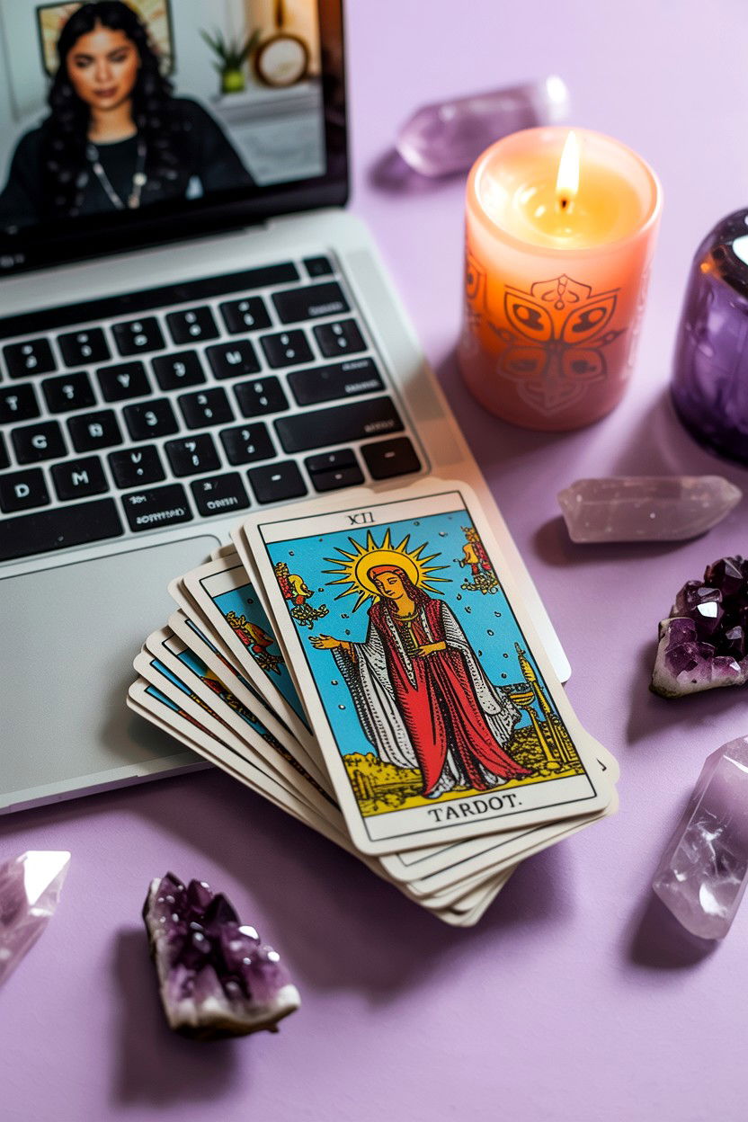 Virtual tarot reading - 25 Valentine's Day Virtual Experience Ideas