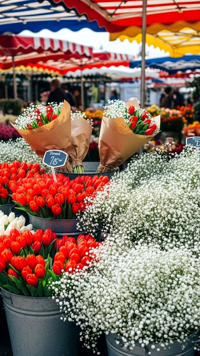 Visit a local flower market - 25 valentine's day activities for everyone