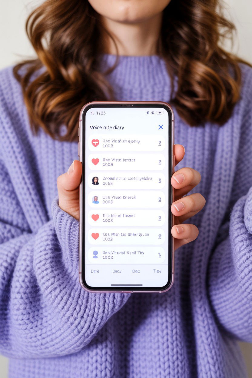 Voice Note Diary - 25 Long Distance Valentine's Day Countdown Ideas