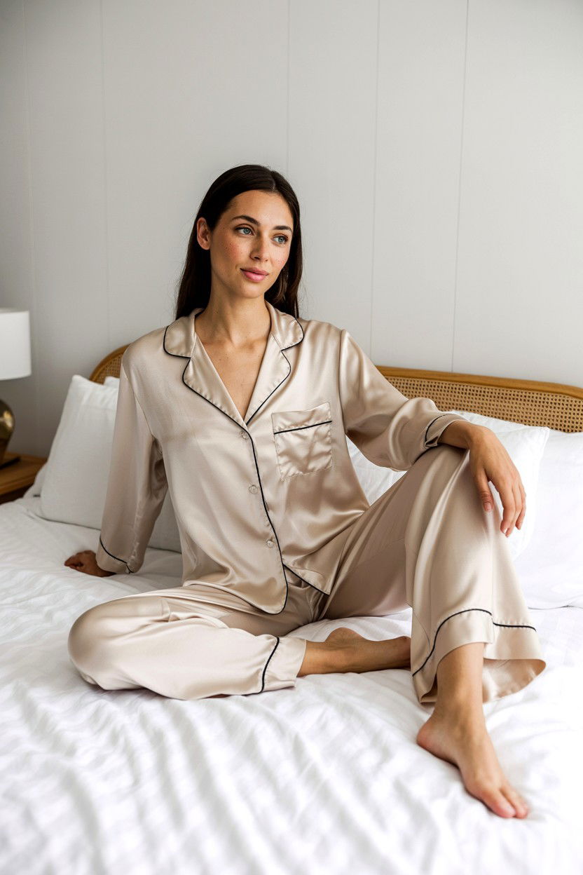 Washable Silk Pajama Set - 25 Valentine's Day Gifts for Sister