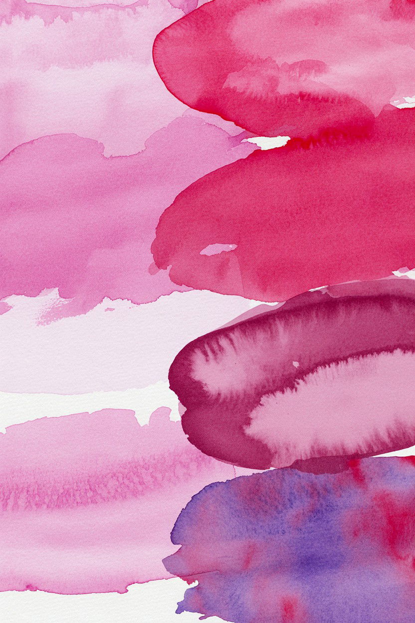 Watercolor Painted Canvas - 25 Valentine's Day Photo Booth Ideas