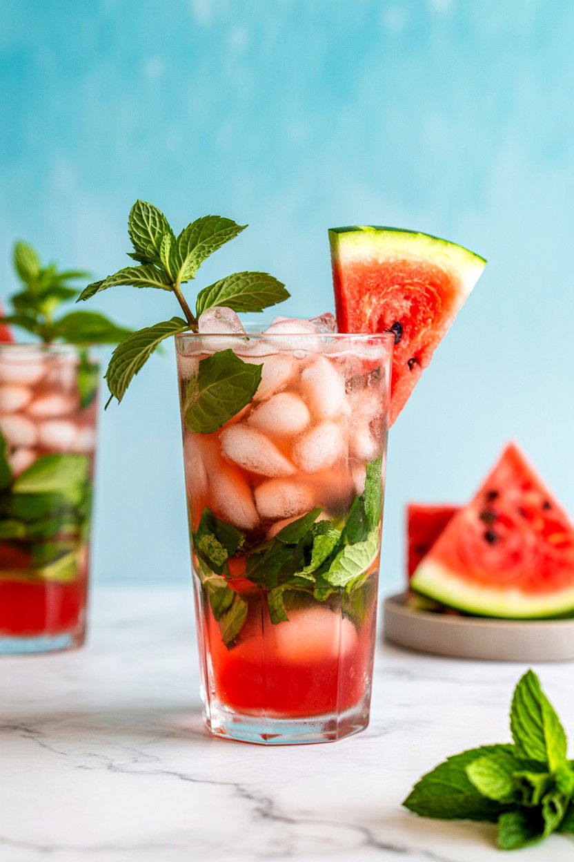 Watermelon Mojito - 25 Valentine's Day Drink Ideas