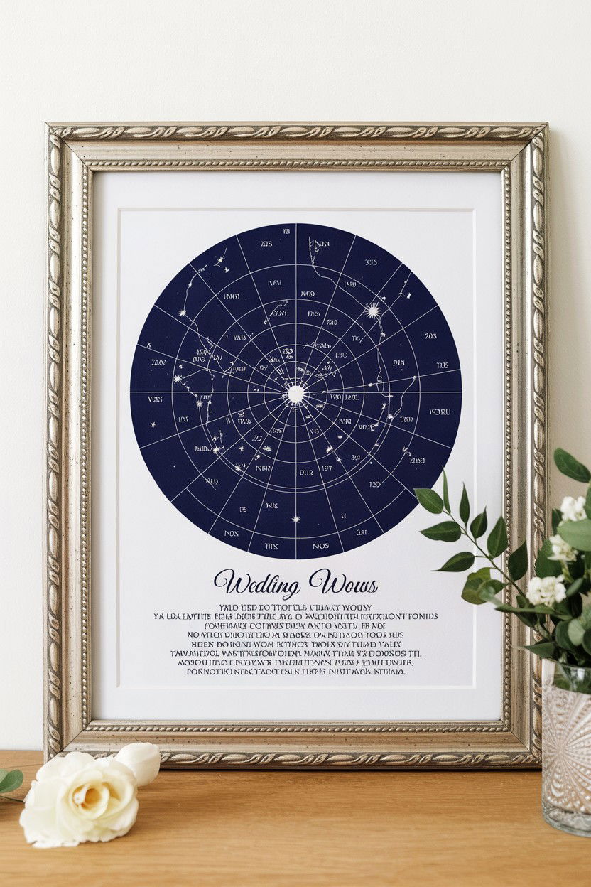 Wedding Date Star Map - 25 Valentine's Day Star Map Ideas