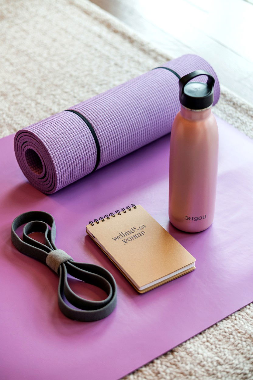 Wellness And Yoga Kit - 25 Valentine's Day At Home Gift Basket Ideas