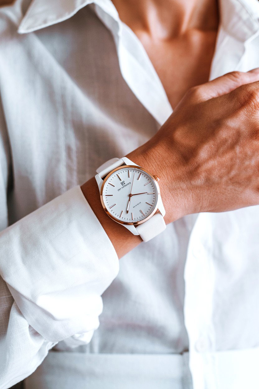 White Ceramic Watch - 25 Valentine's Day Watch Ideas