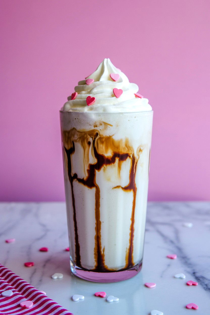 White Chocolate Iced Latte - 25 Valentine's Day Fancy Drink Ideas