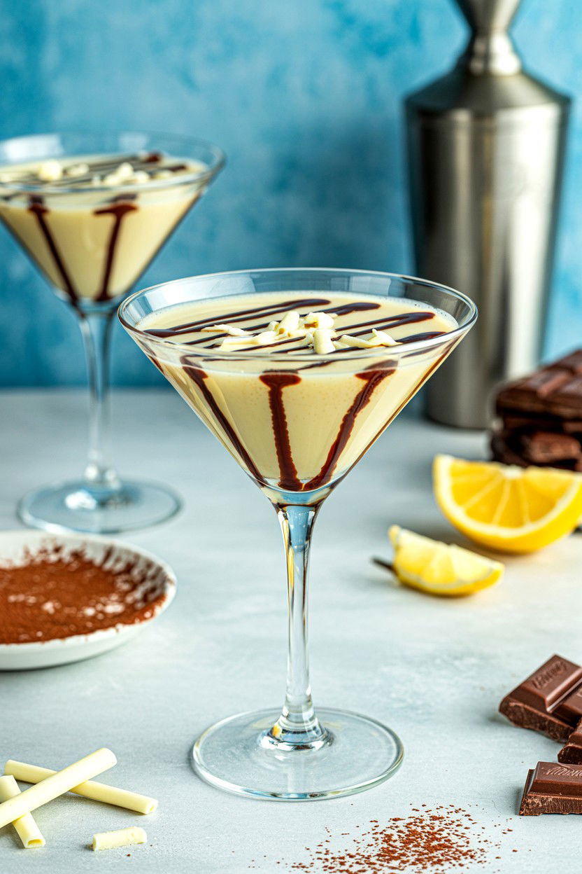 White Chocolate Martini - 25 Valentine's Day Cocktail Recipes