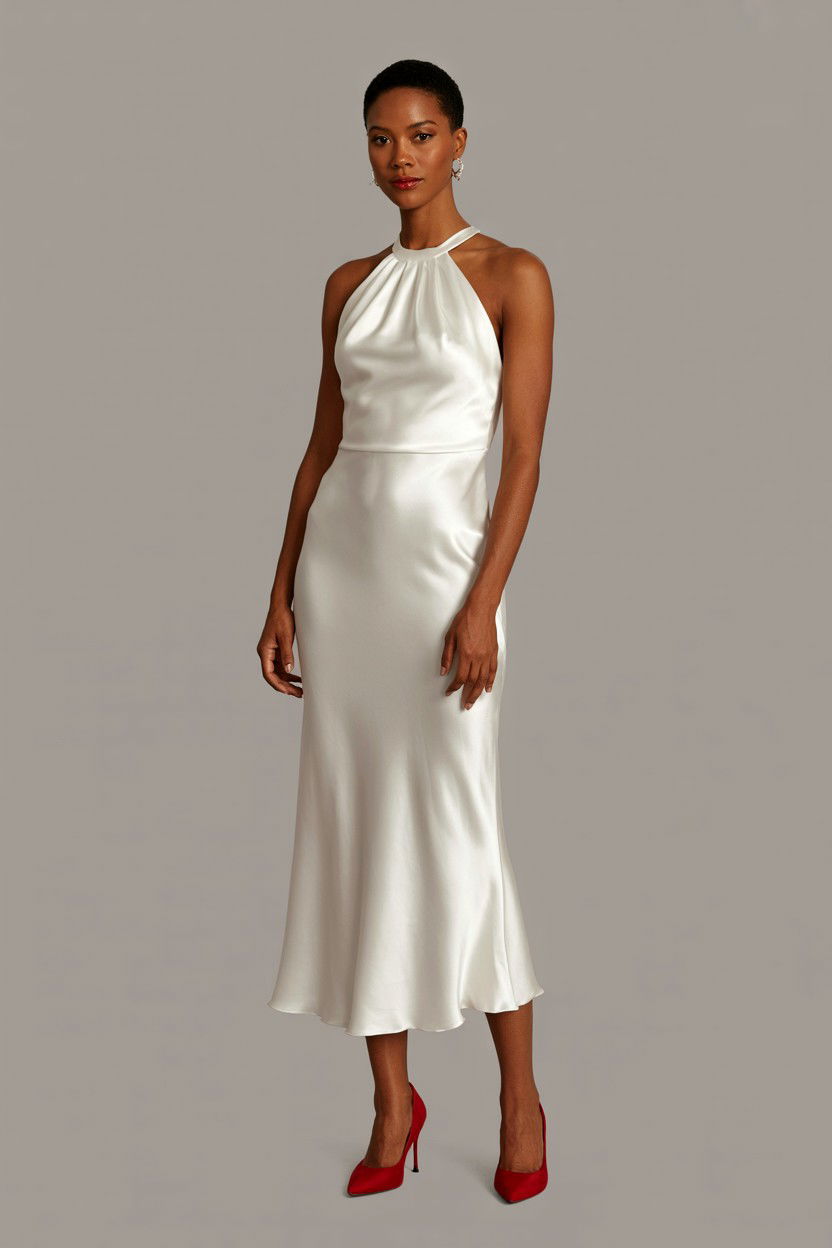 White Vow Renewal Dress - 25 Valentine's Day Vow Renewal Ideas