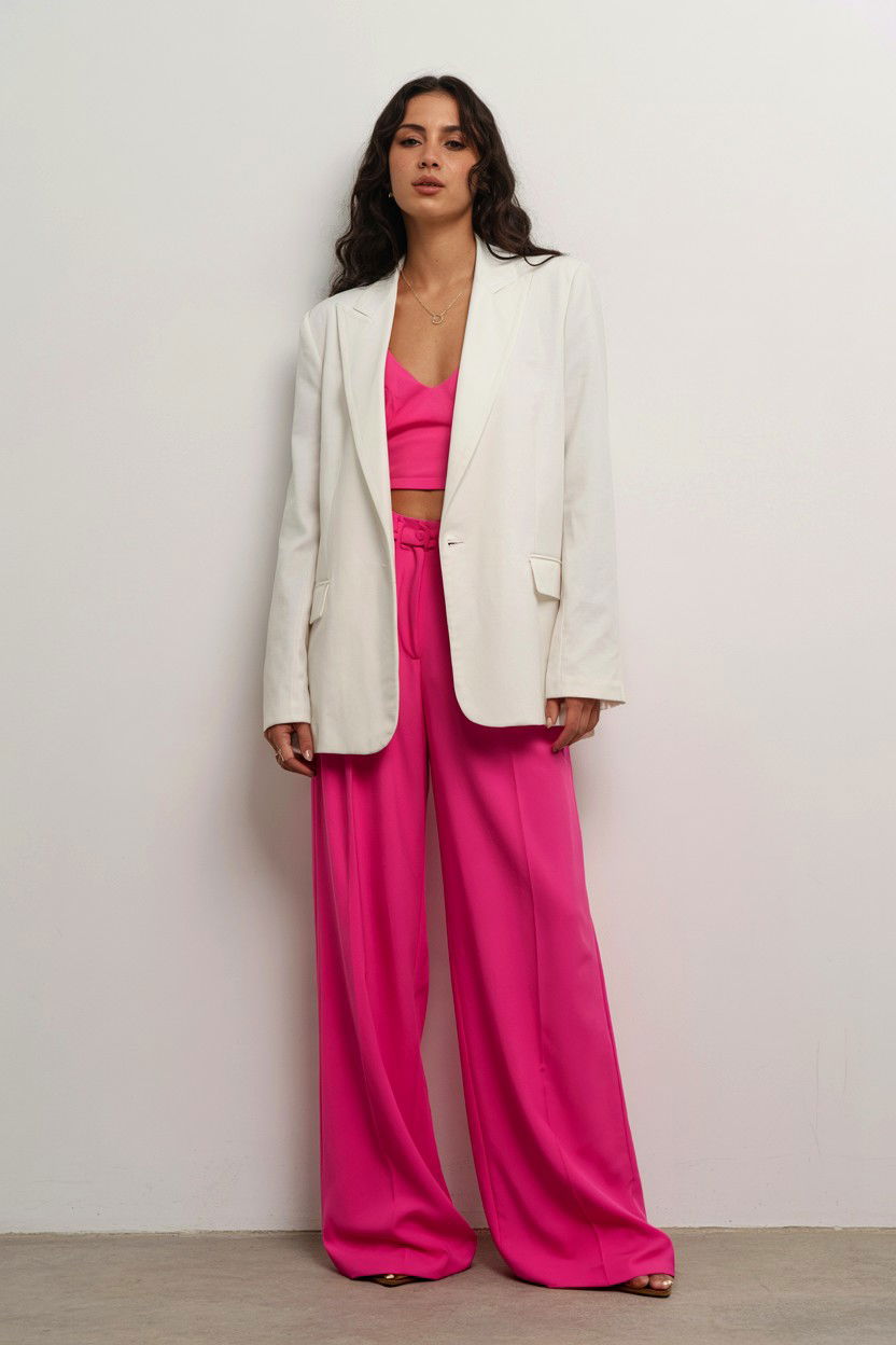 Wide Leg Trousers - 25 Valentine's Day Y2K Outfits