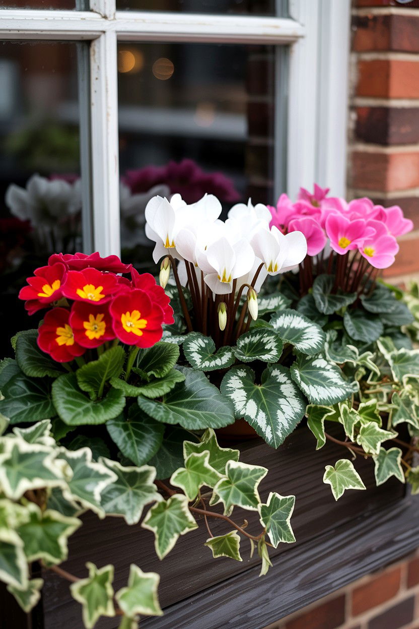 Window Box Floral Display - 25 Valentine's Day Flower Display Ideas