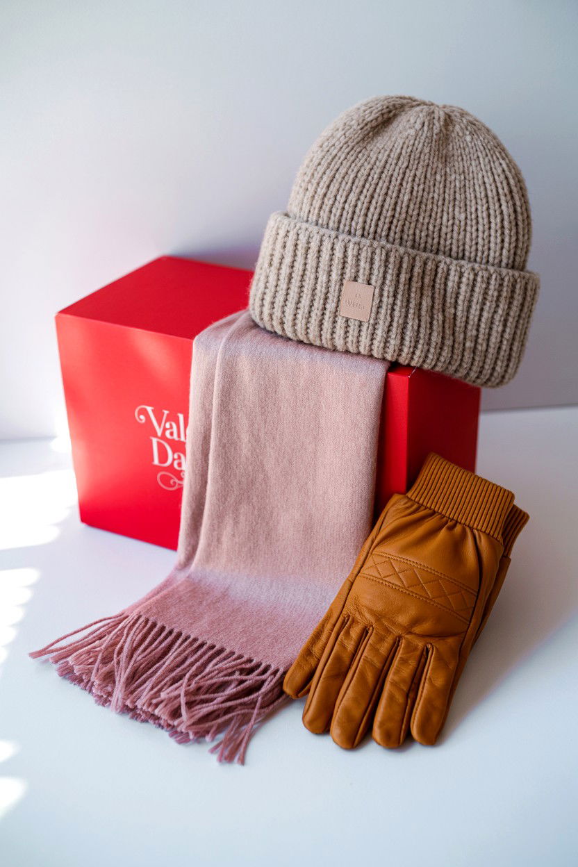 Winter Accessory Box - 25 Valentine's Day Care Package Ideas for Her