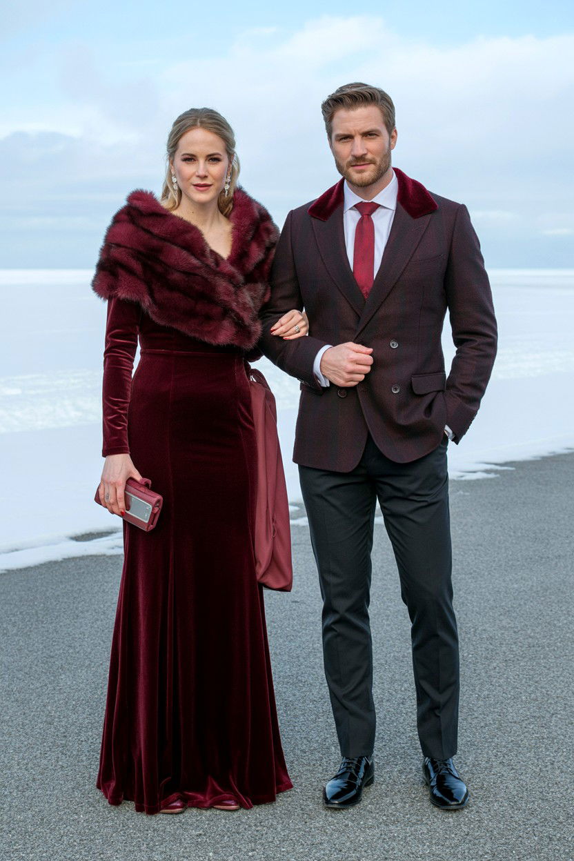 Winter Vow Renewal Outfit - 25 Valentine's Day Vow Renewal Ideas