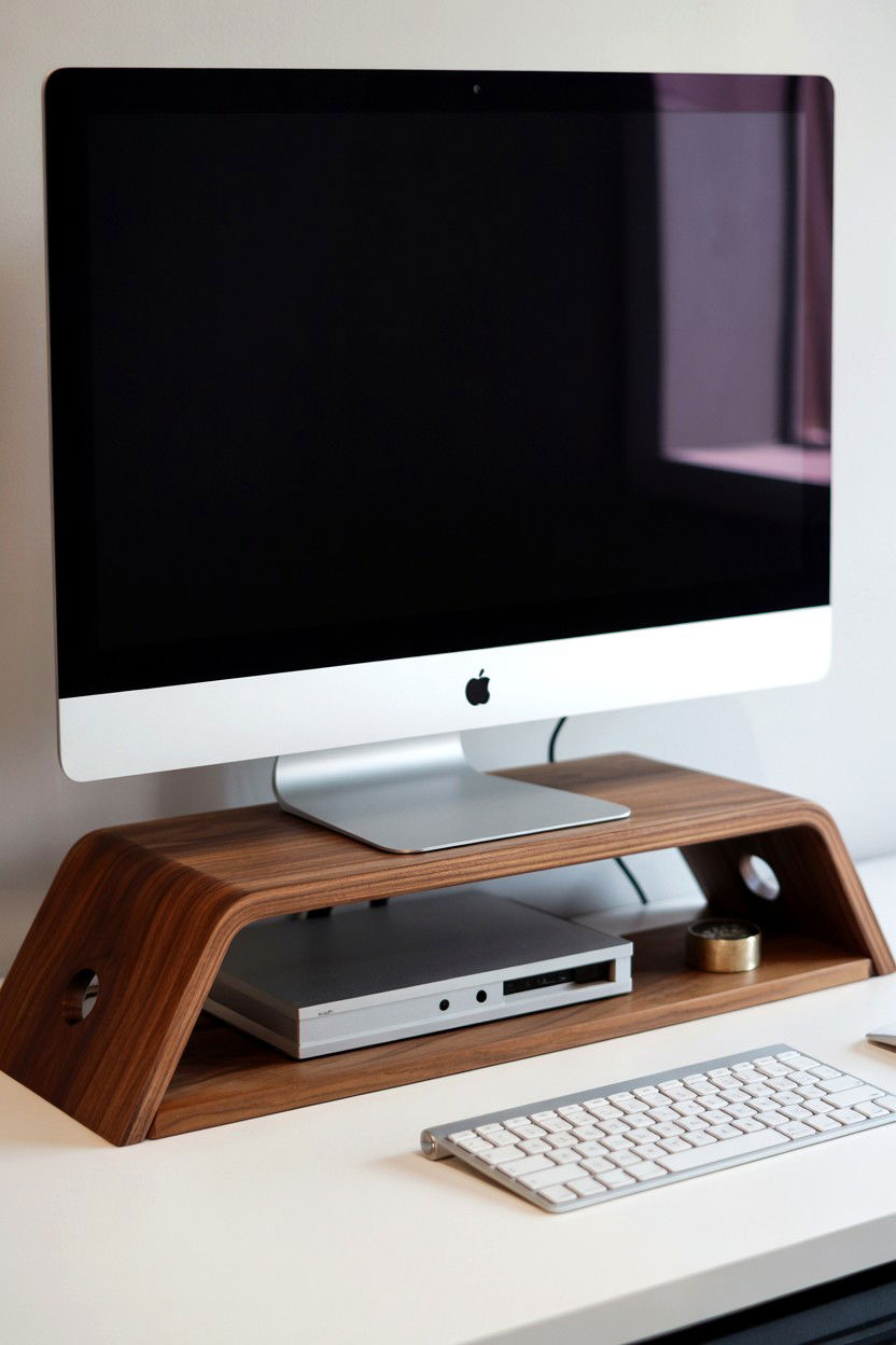 Wood Monitor Stand - 25 Valentine's Day Gifts for Boss