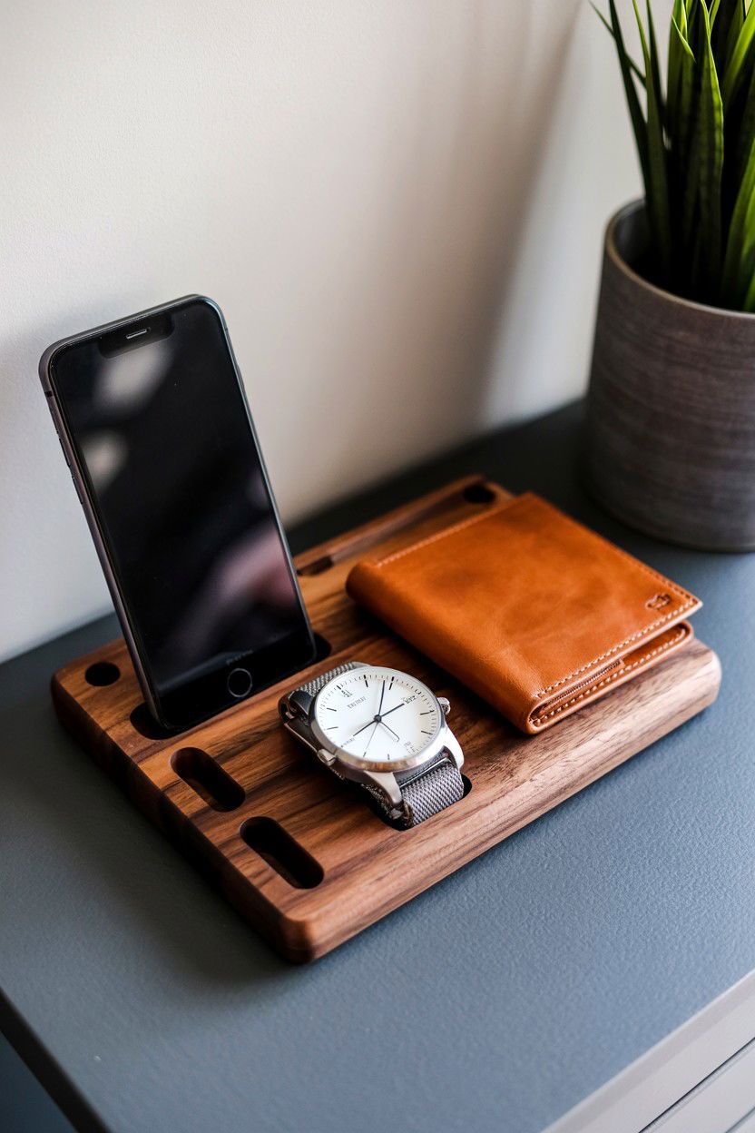 Wood docking station - 25 Thoughtful Valentine's Day Gifts for Him