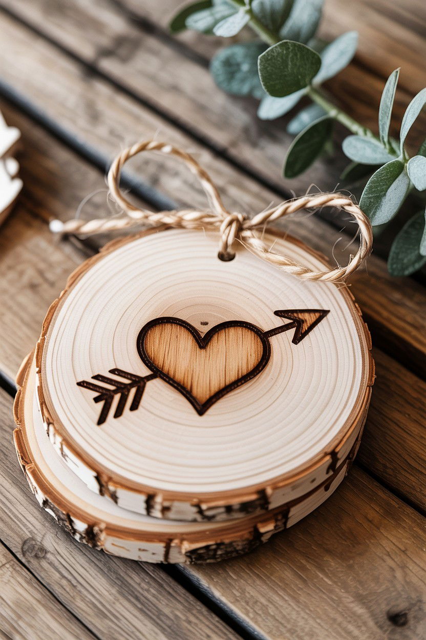 Wooden Card - 25 Valentine's Day Card Ideas for Wife