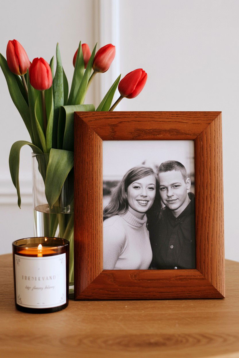 Wooden Picture Frame - 25 Under $25 Valentine's Day Gift Ideas