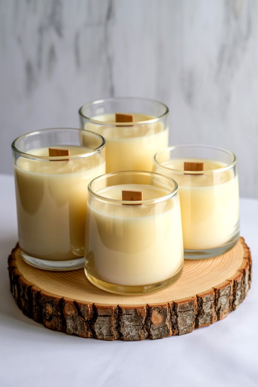 Wooden Wick Candle Set - 25 Valentine's Day Candle Gift Set Ideas
