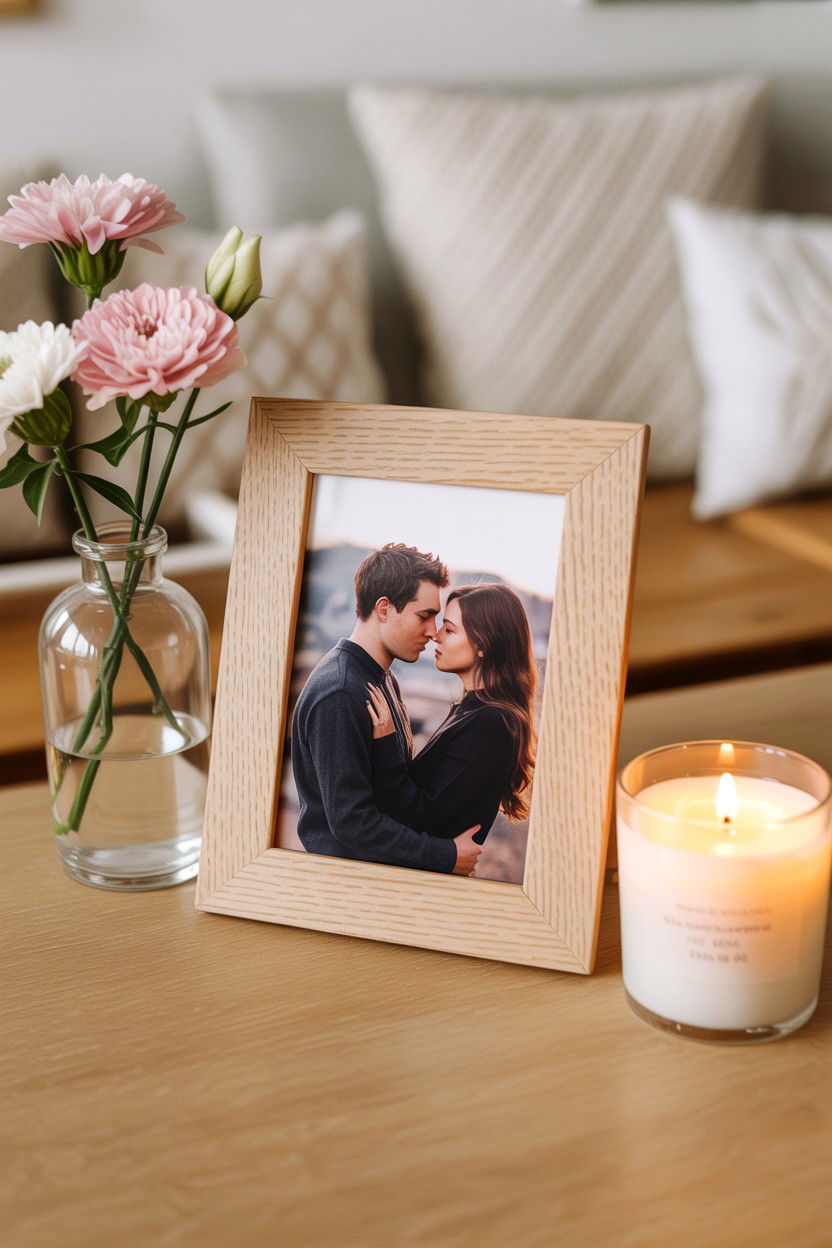 Wooden photo frame - 25 Affordable Valentine's Day Gifts for Her
