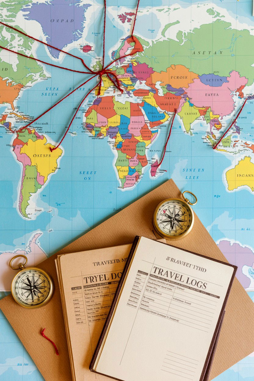 World Map - 25 Valentine's Day Escape Room Ideas