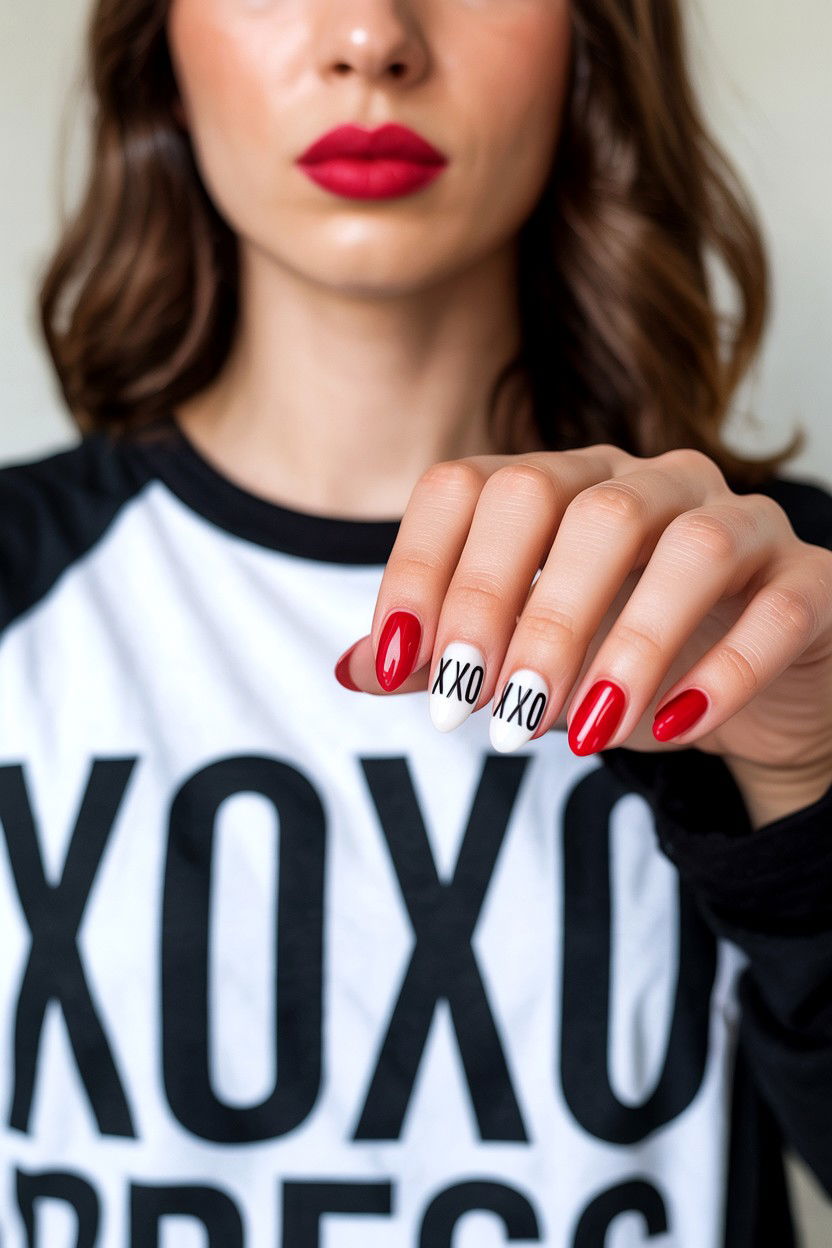 XOXO Press On Nails - 25 Valentine's Day Press On Nail Ideas