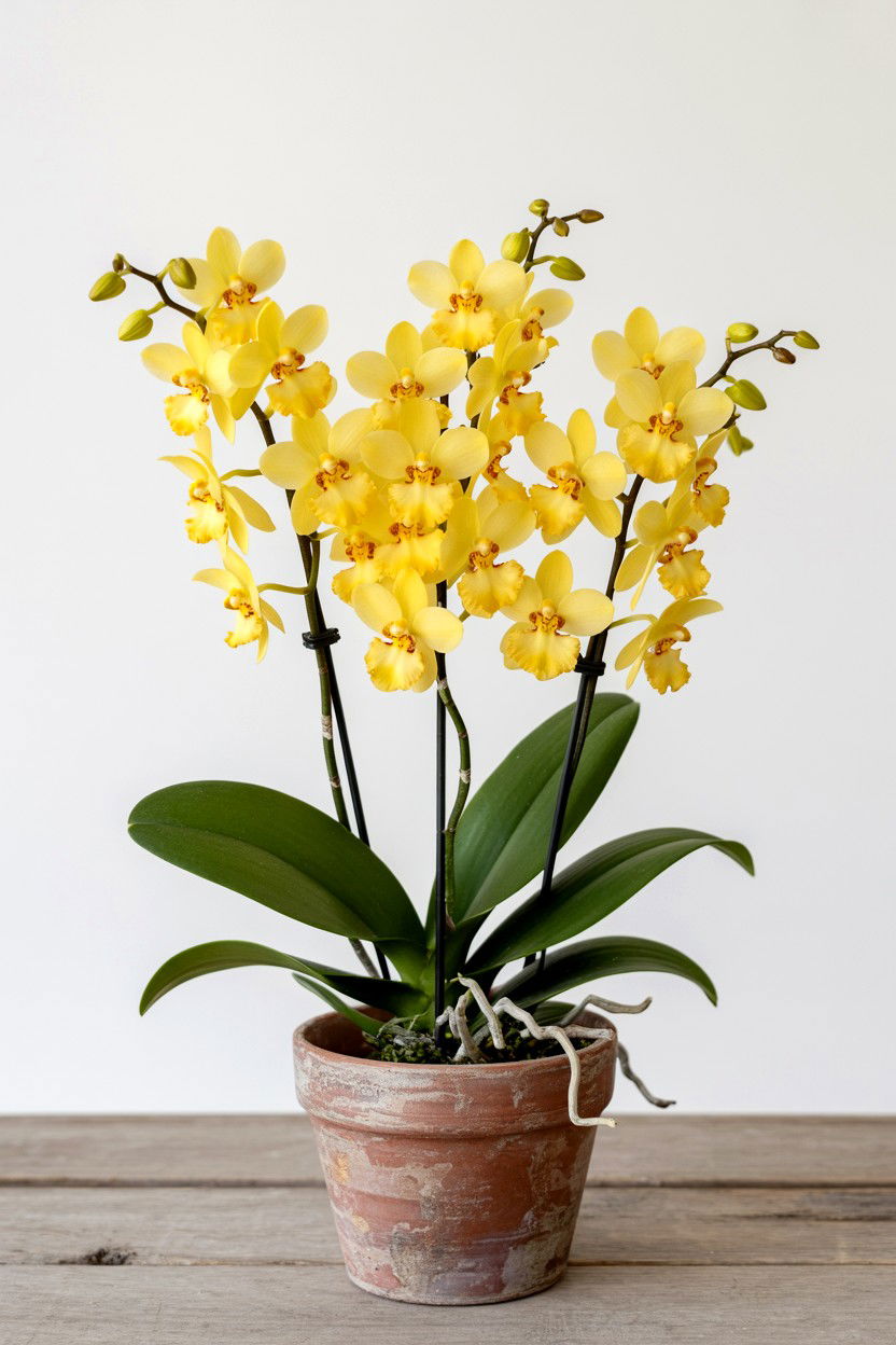 Yellow Orchid Plant - 25 Valentine's Day Orchid Ideas